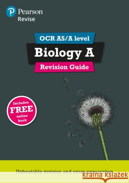Pearson REVISE OCR AS/A Level Biology Revision Guide inc online edition - 2023 and 2024 exams Colin Pearson 9781447984368 Pearson Education Limited