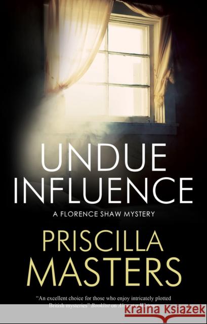 Undue Influence Priscilla Masters 9781448309832 Canongate Books