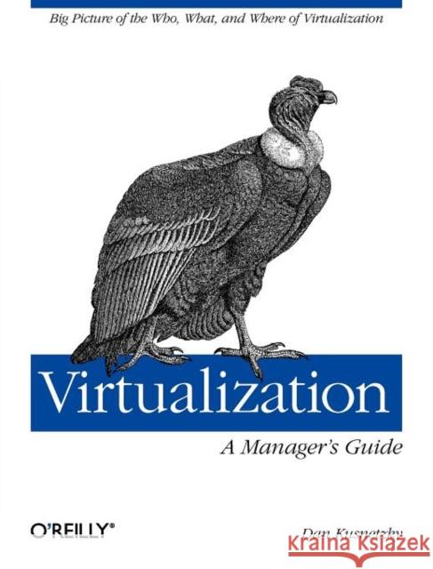 Virtualization: A Manager's Guide: Big Picture of the Who, What, and Where of Virtualization Kusnetzky, Dan 9781449306458 O'Reilly Media