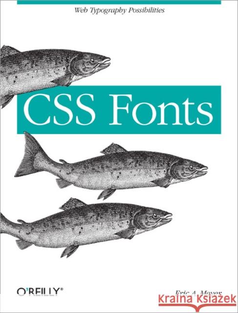 CSS Fonts Meyer, Eric A 9781449371494 