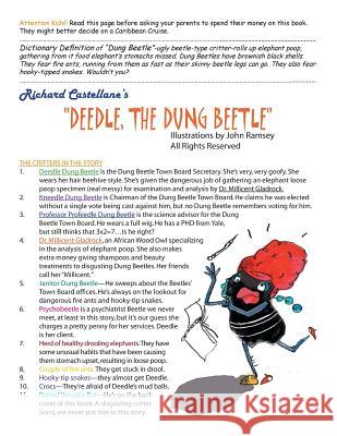 ''Deedle, the Dung Beetle'' Richard Castellane 9781450051606