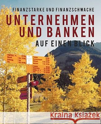 Finanzstarke Und Finanzschwache Unternehmen Und Banken Auf Einen Blick Martin Zumbuehl 9781450272698 iUniverse.com