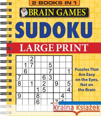 Brain Games - 2 Books in 1 - Sudoku Publications International Ltd 9781450867566 Publications International, Ltd.