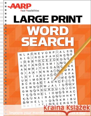 AARP Large Print Word Search Publications International Ltd 9781450894371