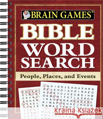 Brain Games - Bible Word Search: People, Places, and Events Publications International Ltd 9781450898058
