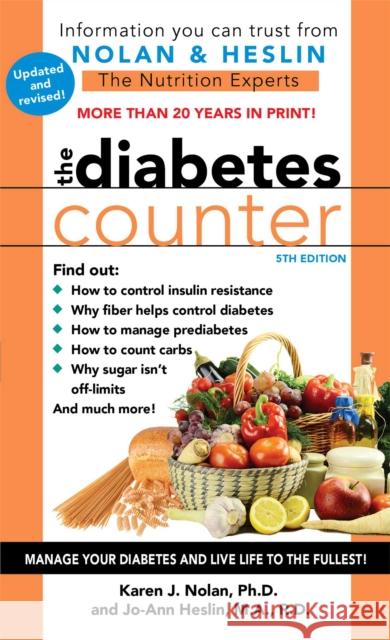 The Diabetes Counter Karen J. Nolan Jo-Ann Heslin 9781451621662 Pocket Books