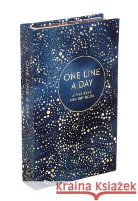One Line a Day (Celestial) : A Five-Year Memory Journal. Blank Journal for Daily Reflections, 5 Year Diary Book Yao Cheng 9781452164601 