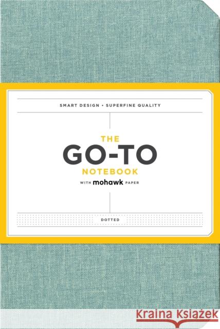 Go-To Notebook with Mohawk Paper, Sage Blue Dotted: Notebook with Dots, (Dotted Notebooks, Dot Notebook) Chronicle Books 9781452172460 Chronicle Books