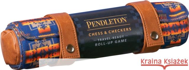 Pendleton Chess & Checkers Set: Travel-Ready Roll-Up Game (Camping Games, Gift for Outdoor Enthusiasts) Pendleton Woolen Mills 9781452172583 Chronicle Books