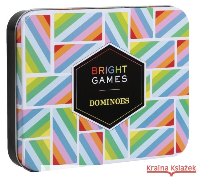 Bright Games Dominoes: (Dominoes Set, Dominoes Game, Family Game Night Games) Chronicle Books 9781452172996 Chronicle Books