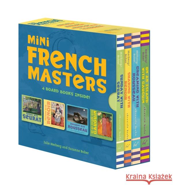 Mini French Masters Boxed Set: 4 Board Books Inside! (Books for Learning Toddler, Language Baby Book) Merberg, Julie 9781452176536 Chronicle Books