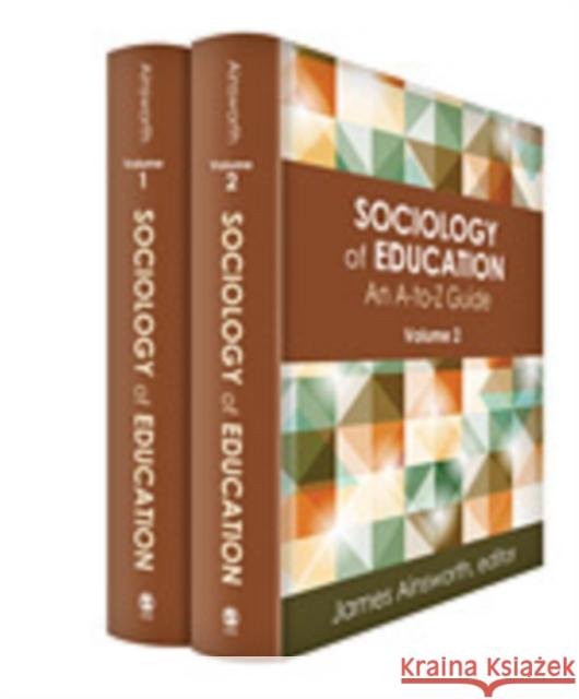 Sociology of Education Ainsworth, James 9781452205052 0