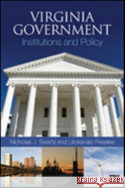 Virginia Government : Institutions and Policy   9781452205892 0