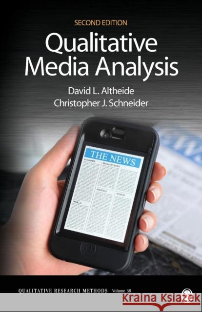 Qualitative Media Analysis David L Altheide 9781452230054 0
