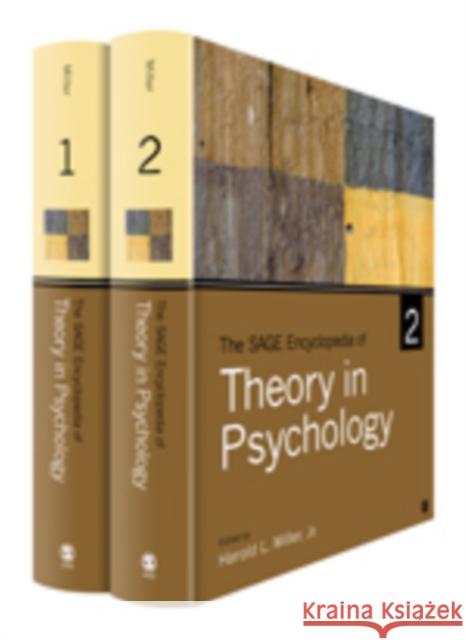 The Sage Encyclopedia of Theory in Psychology  Jr. H 9781452256719 Sage Publications Ltd