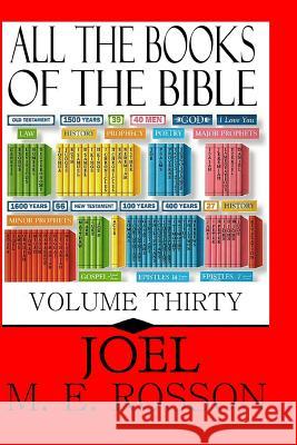 All the Books of the Bible-Volume 30: The Book of Joel M. E. Rosson 9781452880068 Createspace