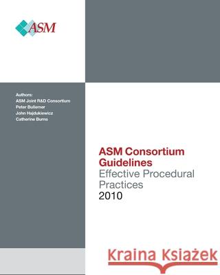 Effective Procedural Practices: ASM Consortium Guideline Peter Bullemer John Hajdukiewicz Catherine Burns 9781452893877 Createspace Independent Publishing Platform
