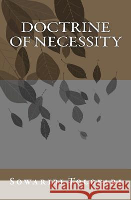 Doctrine of Necessity Sowaribi Tolofari 9781453703540 Createspace