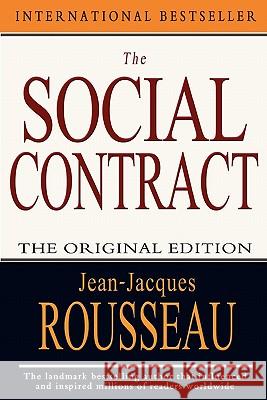 The Social Contract Jean-Jacques Rousseau 9781453806890 Createspace