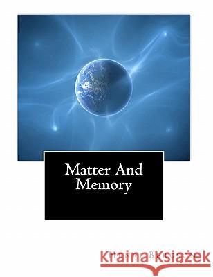 Matter And Memory Paul, Nancy Margaret 9781453820193