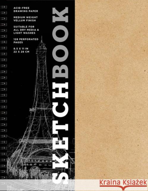 Sketchbook (basic large spiral Kraft) Union Square & Co. 9781454931478 Sterling