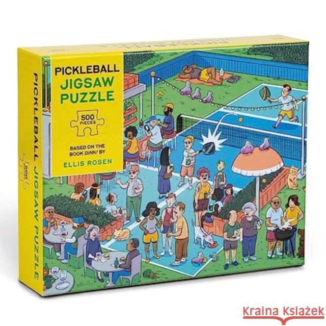 Pickleball Jigsaw Puzzle: Based on the Book Dink! Ellis Rosen 9781454951872 Union Square & Co.