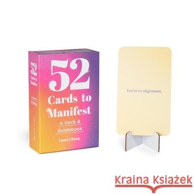 52 Cards to Manifest: A Deck & Guidebook Laura Walker Chung 9781454963066 Union Square Gift