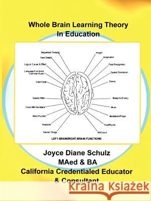 Whole Brain Learning Theory in Education Joyce Diane Schul 9781456760717 Authorhouse