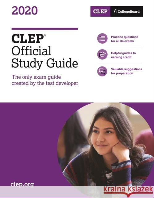 CLEP Official Study Guide 2020  9781457312212 College Board