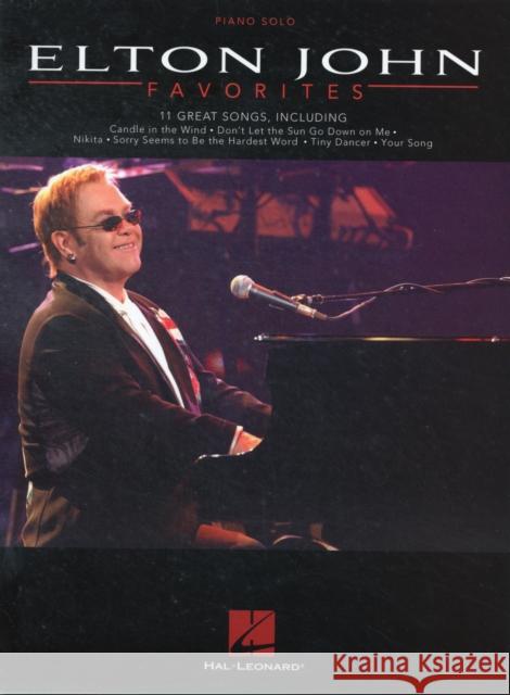 Elton John Favorites John, Elton 9781458417282