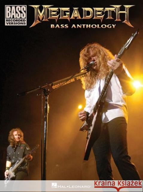 Megadeth Bass Anthology Megadeth 9781458423641 Hal Leonard Corporation