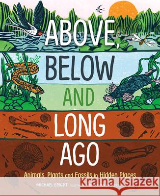 Above, Below and Long Ago: Animals, Plants and Fossils in Hidden Places Michael Bright Jonathan Emmerson 9781459842137 Orca Book Publishers