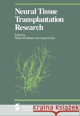 Neural Tissue Transplantation Research R. B. Wallace G. D. Das 9781461255413 Springer