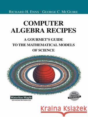 Computer Algebra Recipes: A Gourmet's Guide to the Mathematical Models of Science Enns, Richard 9781461265337 Springer
