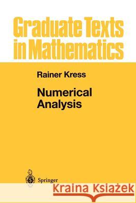 Numerical Analysis Rainer Kress 9781461268338