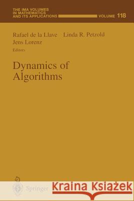 Dynamics of Algorithms Rafael De La Llave Linda R. Petzold Jens Lorenz 9781461270737 Springer