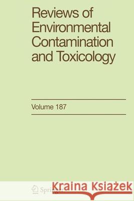 Reviews of Environmental Contamination and Toxicology 164 George W Ware   9781461270768 Springer