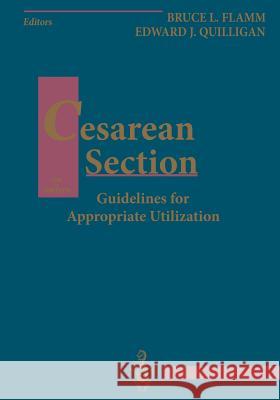Cesarean Section: Guidelines for Appropriate Utilization Flamm, Bruce L. 9781461275565 Springer