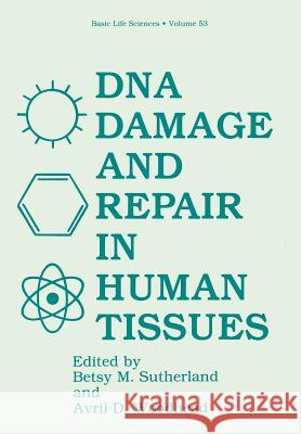 DNA Damage and Repair in Human Tissues Betsy M Avril D Betsy M. Sutherland 9781461279037 Springer