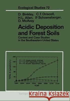 Acidic Deposition and Forest Soils: Context and Case Studies of the Southeastern United States Binkley, Dan 9781461281672 Springer