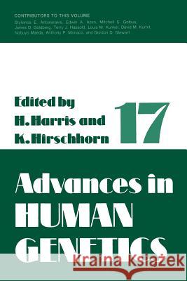 Advances in Human Genetics 1: Volume 17 Harris, Harry 9781461282792