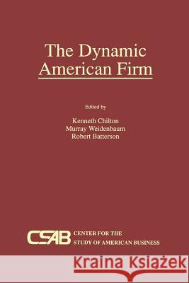 The Dynamic American Firm Kenneth Chilton Murray L. Weidenbaum Robert Batterson 9781461285632