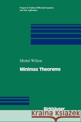 Minimax Theorems  9781461286738 Springer