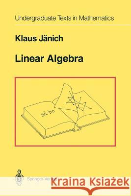 Linear Algebra Klaus Janich 9781461287292