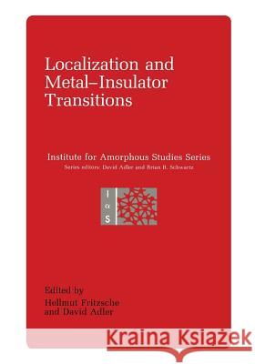 Localization and Metal-Insulator Transitions Hellmut Fritzche 9781461295211 Springer