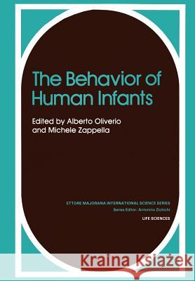 The Behavior of Human Infants  9781461337867 Springer