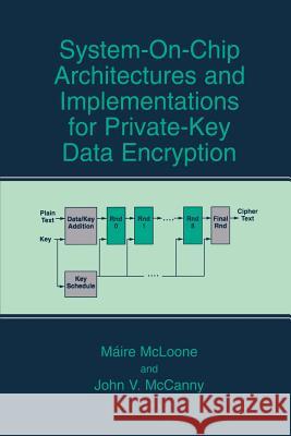 System-On-Chip Architectures and Implementations for Private-Key Data Encryption McLoone, Máire 9781461348979 Springer