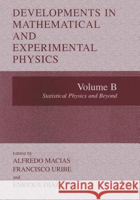 Developments in Mathematical and Experimental Physics: Volume B: Statistical Physics and Beyyond Macias, Alfredo 9781461349655 Springer