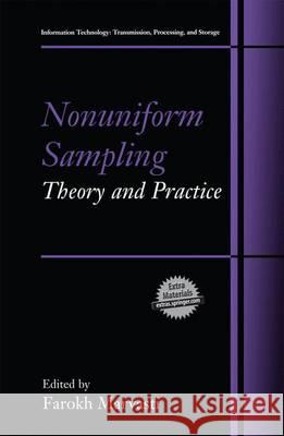 Nonuniform Sampling: Theory and Practice Marvasti, Farokh A. 9781461354512 Springer