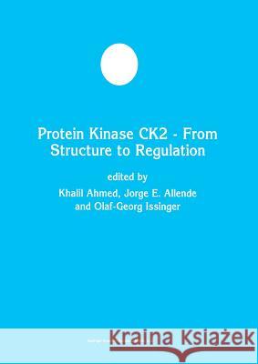 Protein Kinase Ck2 -- From Structure to Regulation Ahmed, Khalil 9781461356967